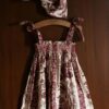 Bonjour Diary Long Skirt Dress & Scarf Bird Print