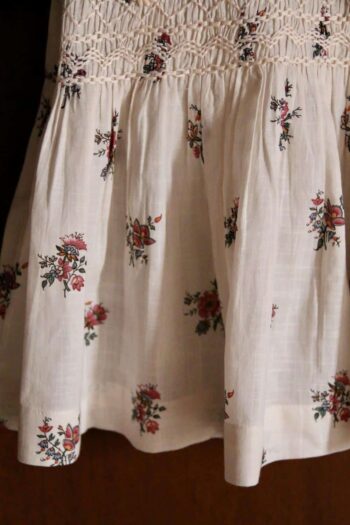 Bonjour Diary Handsmock Blouse Garden Flowers