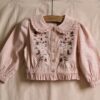 Bonjour Diary Pink Polka Dot Embroidered Blouse
