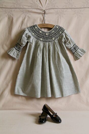 Bonjour Diary Striped Butterfly Dress