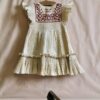 Bonjour Diary Pleated Taffeta Dress Ivory
