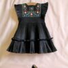 Bonjour Diary Pleated Taffeta Dress Noir