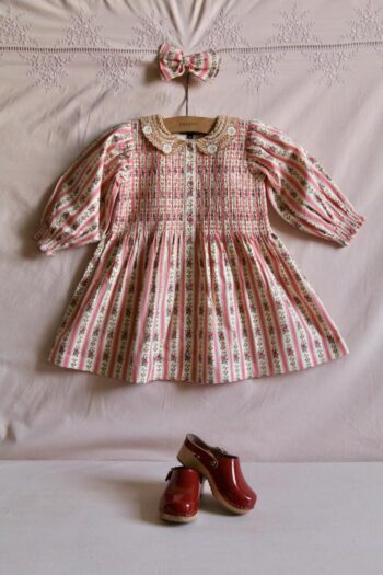 Bonjour Diary Pink Tapestry Tunique with Matching Hairclip