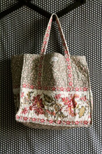 Suranne Diary Leaf Print Market Bag