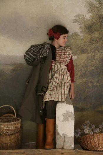 Alternative view of Bonjour Diary Apron Dress Khaki Stripe