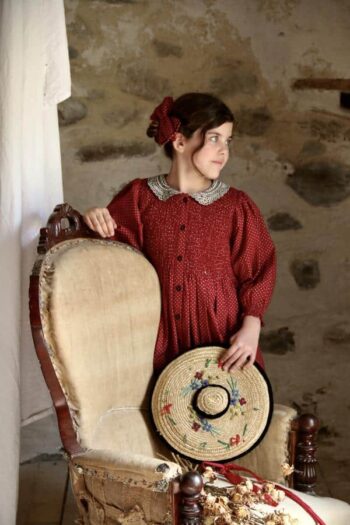 Alternative view of Bonjour Diary Red Polka Dot Tunic & Matching Hair Clip