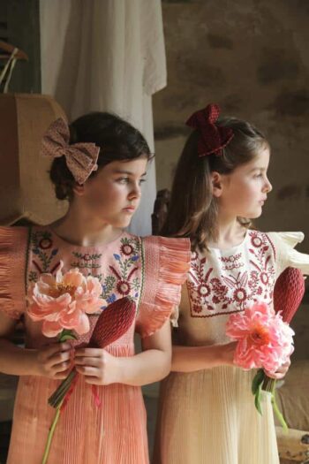 Alternative view of Bonjour Diary Pleated Taffeta Dress Pink