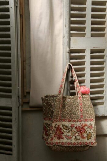 Suranne Diary Leaf Print Market Bag