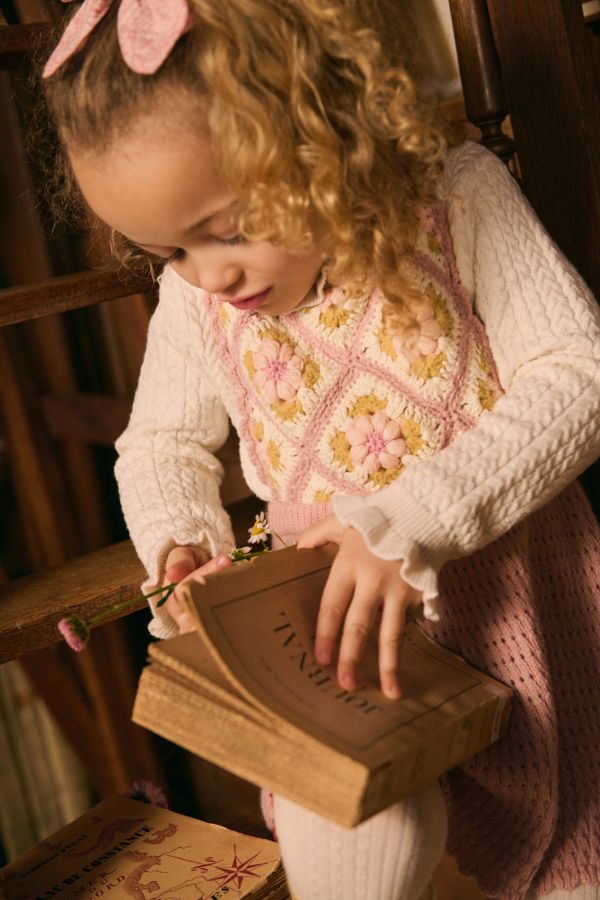 Louise Misha Huguetta Dress 5 Louise Misha Huguetta Pinafore Pretty Crochet features