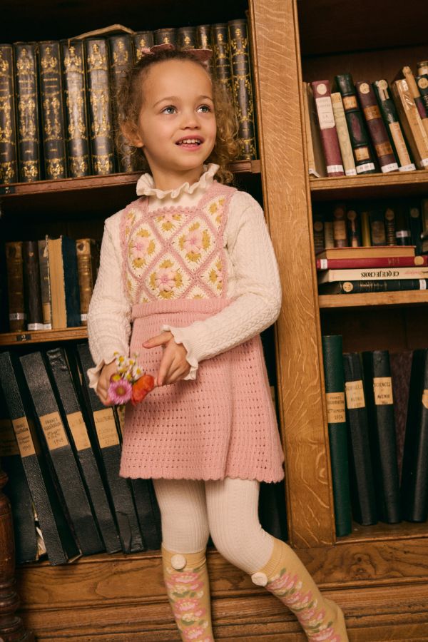 Louise Misha Huguetta Dress 2 Louise Misha Huguetta Pinafore on cute girl