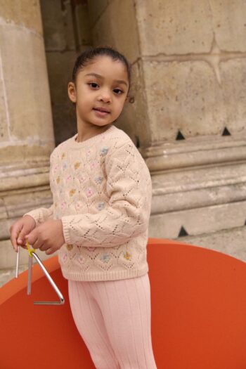 Louise Misha Jadeli Jumper Cream kids wear
