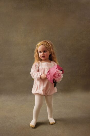Louise Misha Janetta Romper on baby girl