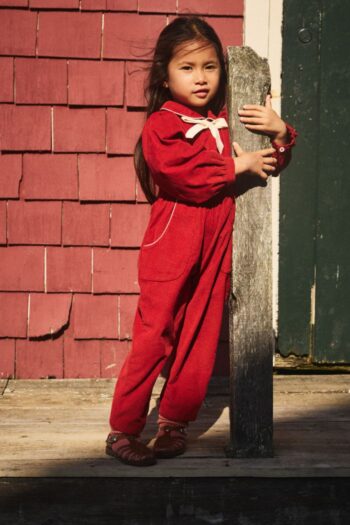 Alternative view of Misha & Puff Corduroy Long Sleeve Zora Jumpsuit Garnet