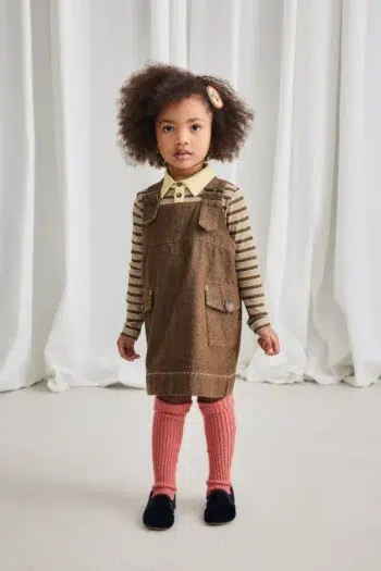 Misha & Puff Over Knee Sock Rosewood Merino Wool Knit