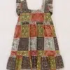 Misha & Puff Ruffle Sleeve Dress Chili Spice Cross Stitch 1