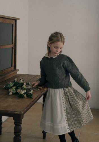 Louisiella Marsil Skirt 12 Louisiella Marsil Skirt with lace & checks