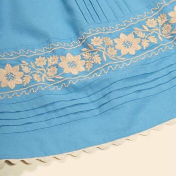 Alternative view of Apolina Vittoria Apron Shift ~ Nordic Blue