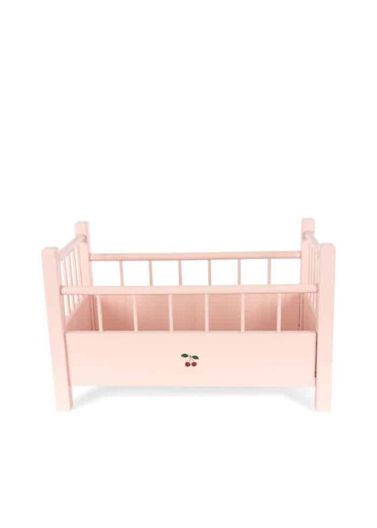 Konges Slojd Doll Bed Pink is beautiful dolls furniture designed for doll parents to create a perfect nursery.