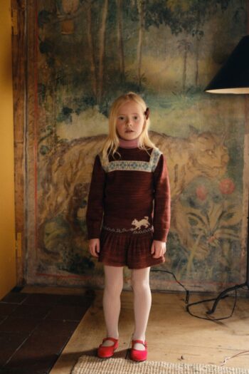 Misha & Puff Kitten Tangle Skirt Madder Root