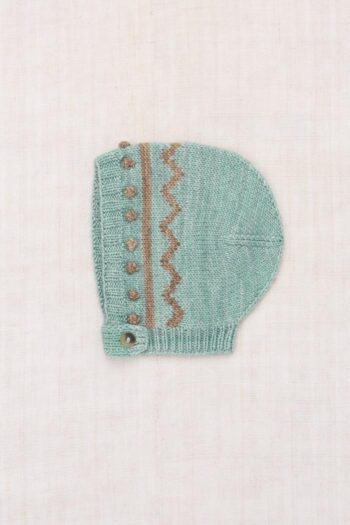Misha & PUff Baby Zig Zag Bonnet - Sage