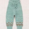 Misha & Puff Baby Zig Zag Snowy Day Legging - Sage_01