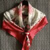 Suranne Diary Large Silk Scarf Red Wheat