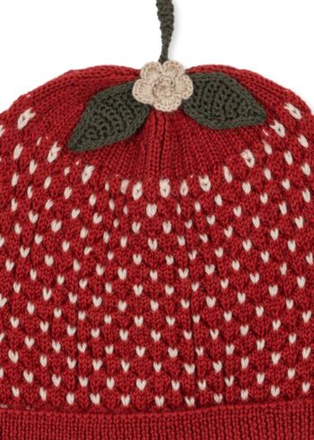 Konges Slojd Strawberry Beanie Close