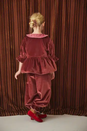 Misha & Puff Velvet Zuzu Pant Madder Root back