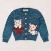 Misha & Puff Three Little Kittens Cardigan Blue Smoke