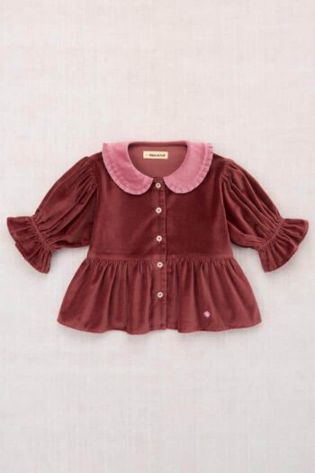Misha & Puff Velvet Esther Top - Madder Root_01