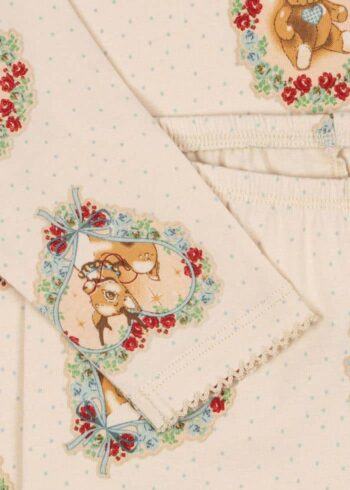 Konges Slojd Basic Blouse Pants Set GOTS Deer Diary