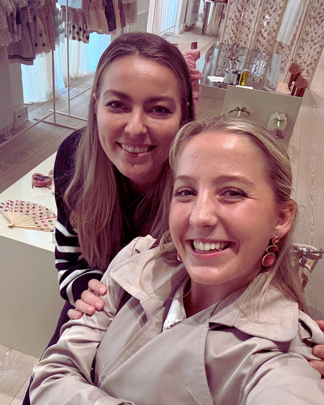 Eavan and Konges Slojd team member Josephine at Konges Slojd Headquarters.