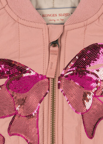 Konges Slojd Juno Sequin Bomber Jacket Rosette zip