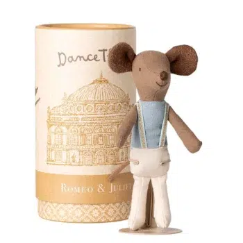 Maileg Ballet Dancer Mouse Big Brother with packaging
