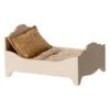 Maileg Bed Mouse Wooden off-white doll house furniture