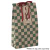 Maileg Gift Bag Checker Green Medium (Pack of 5) 2 Maileg Gift Bag Medium Checker Green
