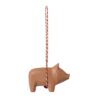 Maileg Pig Wooden Ornament 2 Maileg Pig Wooden Ornament Old Rose