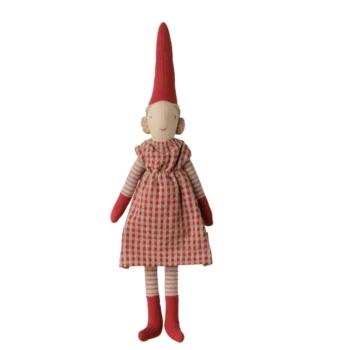 Maileg Pixy Size 1 Girl Red Dress