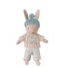 Maileg Winter Rabbit Micro in Sand Mint
