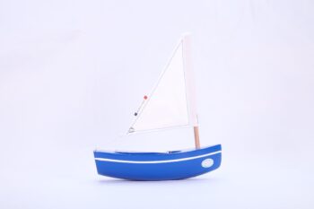 Maison Tirot Le Bachi Toy Sailing Boat Blue