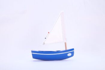 Maison Tirot Le Bachi Toy Sailing Boat Blue