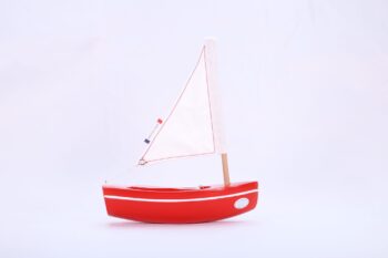 Maison Tirot Le Bachi Toy Sailing Boat Red