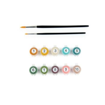 Moulin Roty Les Rosalies Painting by Numbers paints