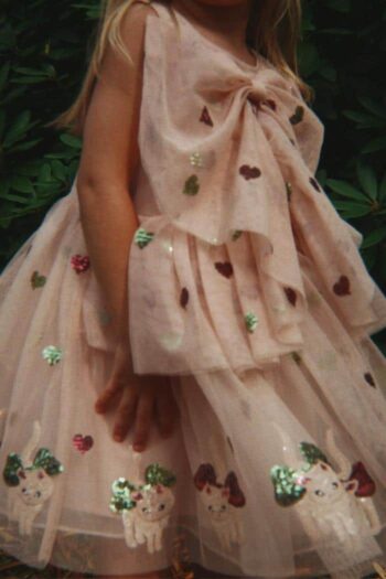 Konges Slojd Yvonne Bow Dress Bow Kitty