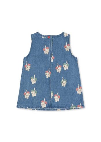 Konges Slojd Konges Slojd Magot Dress Bow Kitty Denim