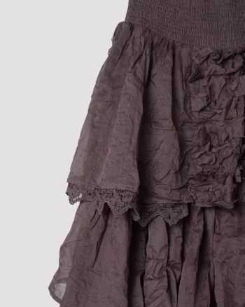 Ewa i Walla Magda Skirt Graphite lace details
