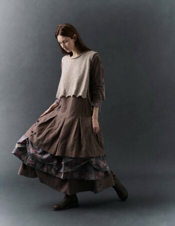 Ewa i Walla Knitted Vest and Skirt