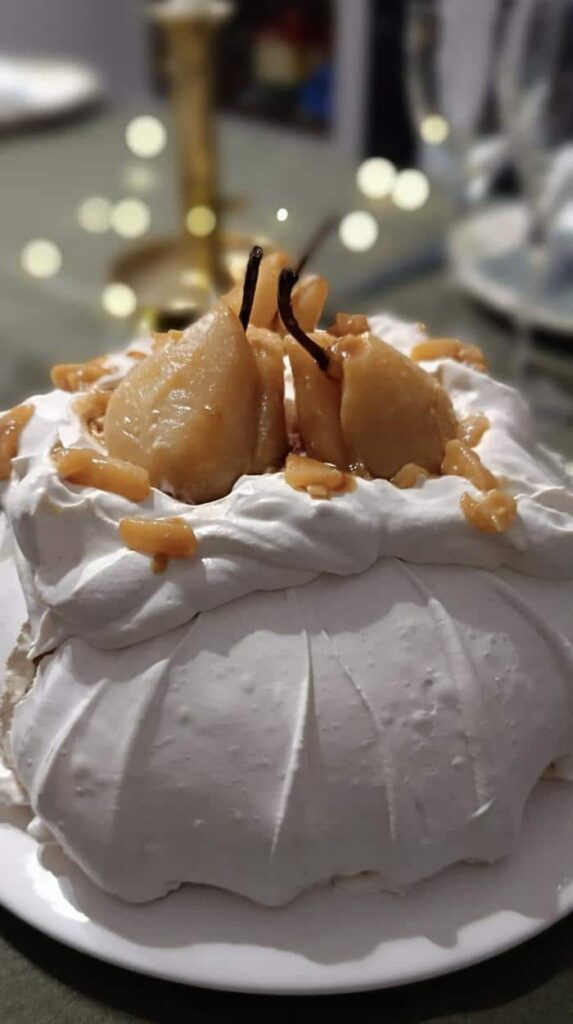 French Christmas Pavlova Jeanne Guillard
