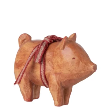 Maileg Pig with Ribbon – Rose