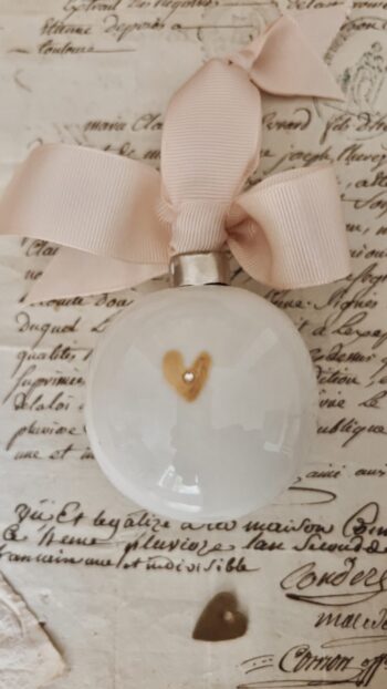 Paris Poodle Bauble back